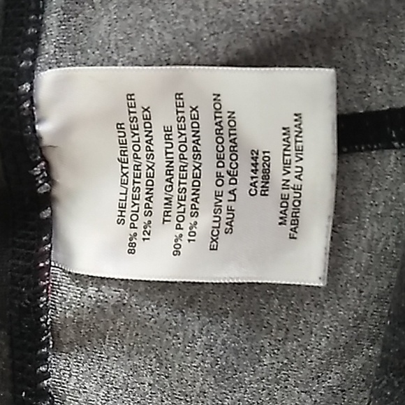 MPG Women's Abstract Print/ Mesh Calf Full Length Athletic Leggings Size Large - Picture 9 of 14